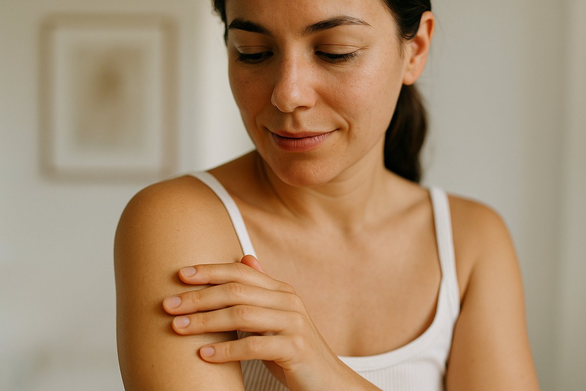 Smooth skin results after laser hair removal treatment