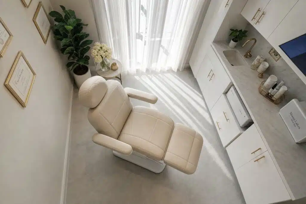 Luxury treatment suite interior at Miami Lakes Med Spa where dermal fillers are performed